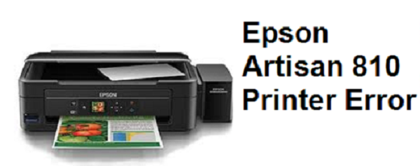 Epson Artisan 810 Printer Error