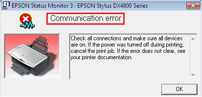 Epson Printer Communication Error on Mac