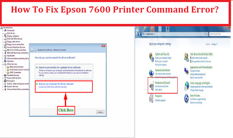Epson stylus pro 7600 command error code