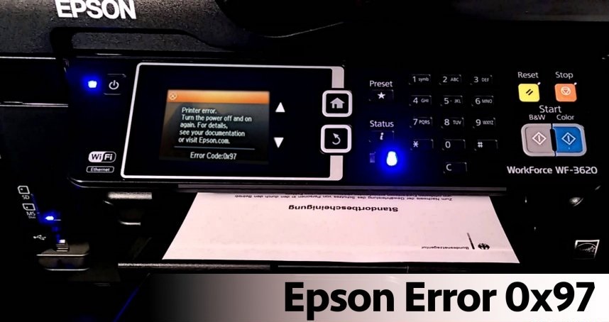 Epson Error Code 0x97