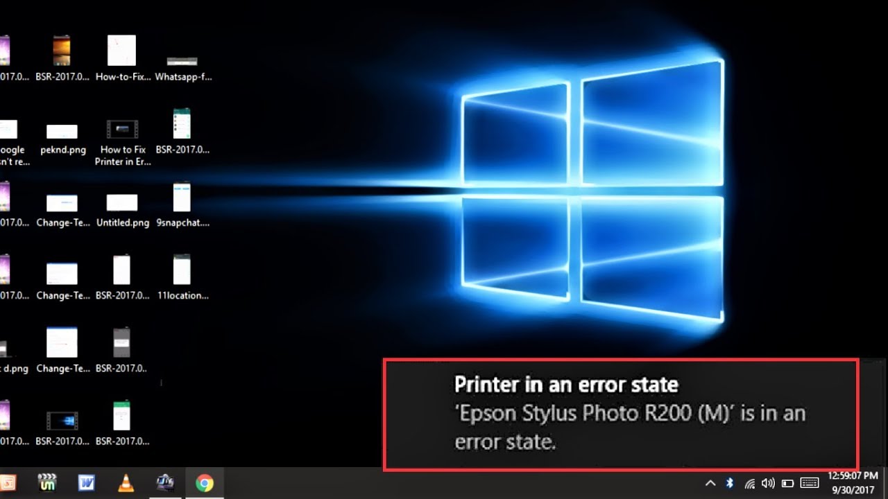 Epson Stylus Printer in Error State