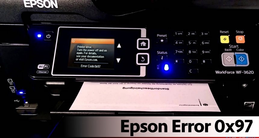 Epson Error Code 0x97