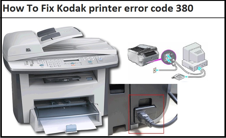 Fix Kodak printer error code 380