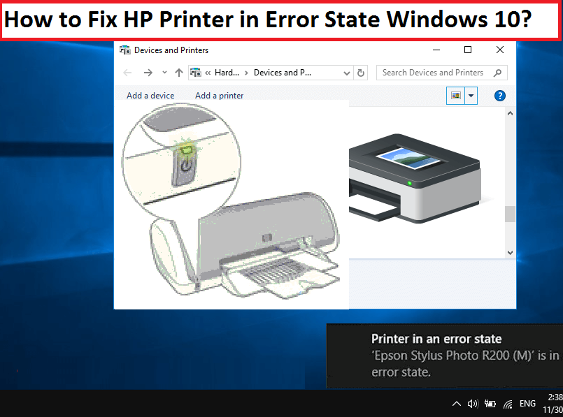 HP Printer Error State