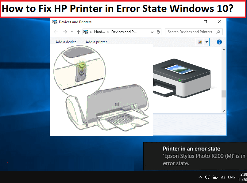 HP Printer Is In Error State