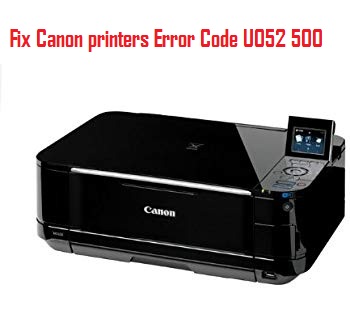 Canon printers Error Code U052 500