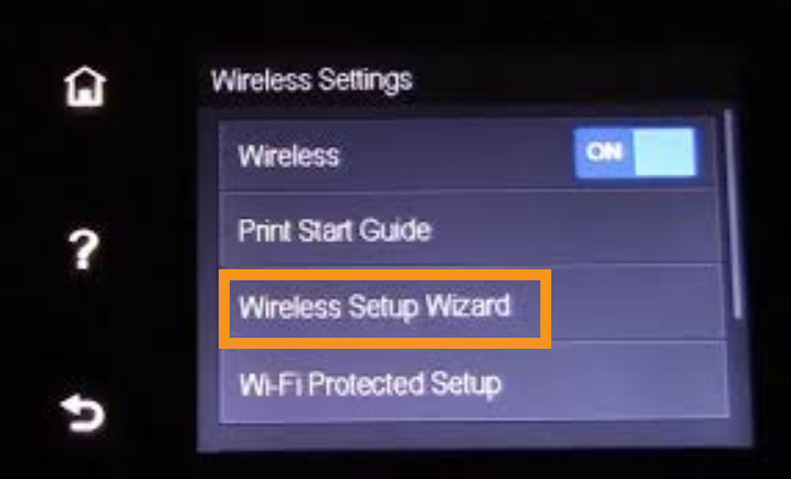 Wireless Setup Wizard